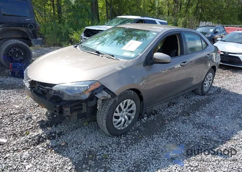 2018 Toyota Corolla Le from USA, damaged, VIN 2T1BURHE8JC110917